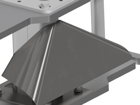 Vertical Oval Forming Set in Packaging machine 3D Model