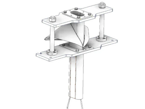 Vertical Oval Forming Set in Packaging machine 3D Model
