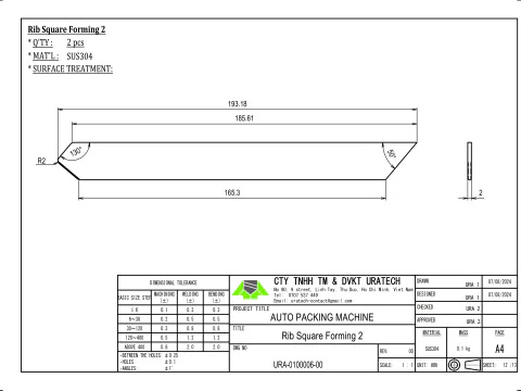 Vertical Oval Forming Set in Packaging machine 3D Model