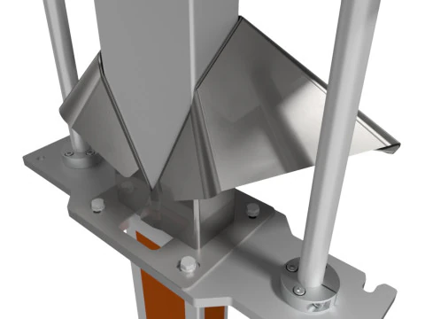 Quadratformset in der Verpackungsmaschine 3D Modell