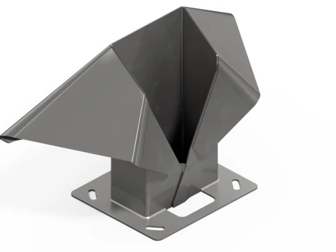 Quadratformset in der Verpackungsmaschine 3D Modell