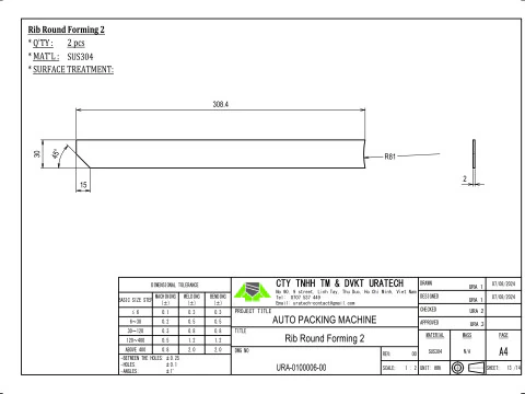 Quadratformset in der Verpackungsmaschine 3D Modell