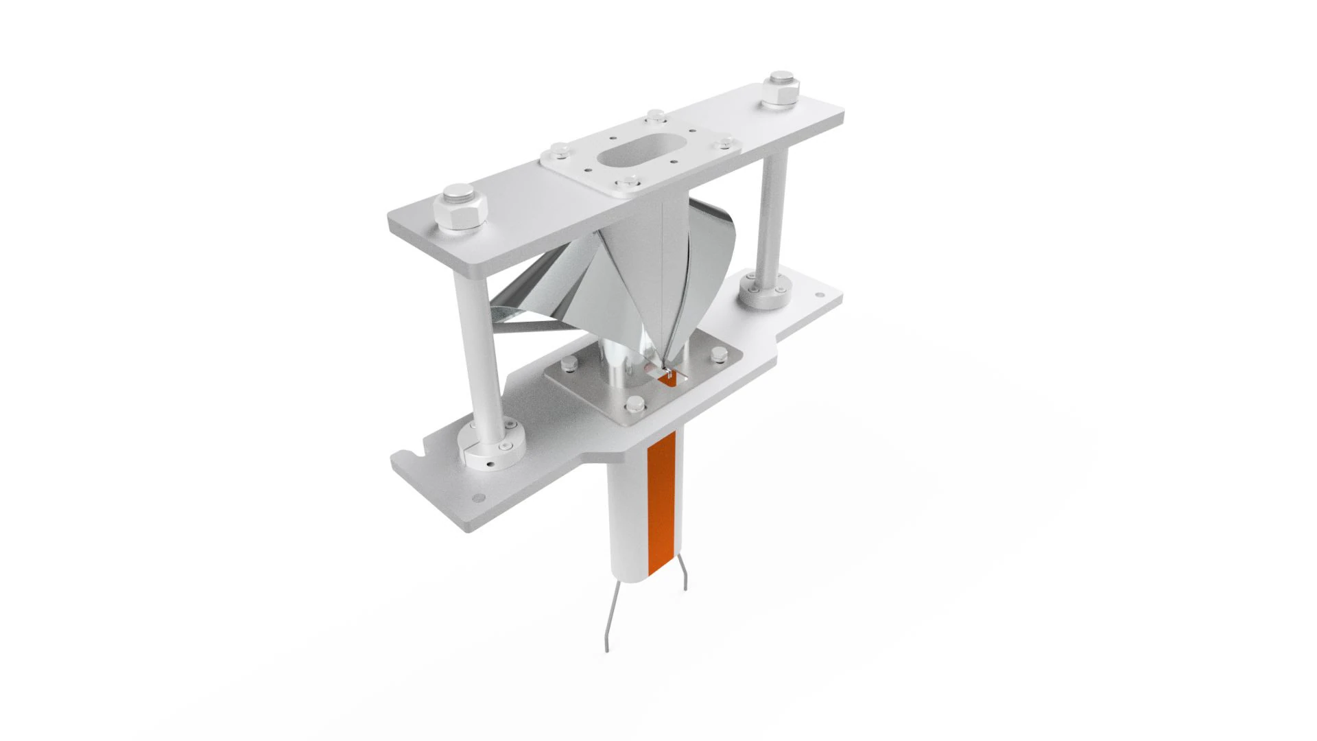 Horizontal Oval Forming Set in Packaging Machine 3D Model .c4d .max .obj .3ds .fbx .stl .blend 
