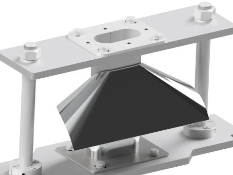 Horizontal Oval Forming Set in Packaging Machine 3D Model