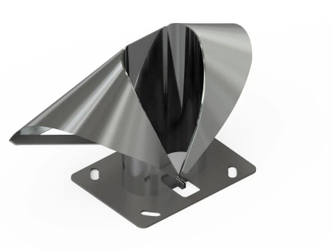 Horizontal Oval Forming Set in Packaging Machine 3D Model