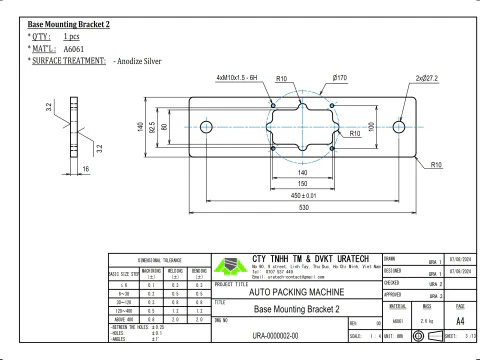 Horizontal Oval Forming Set in Packaging Machine 3D Model