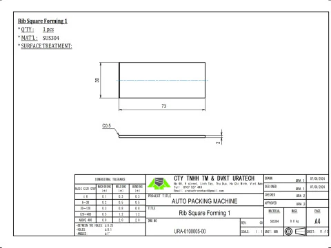 Horizontal Oval Forming Set in Packaging Machine 3D Model