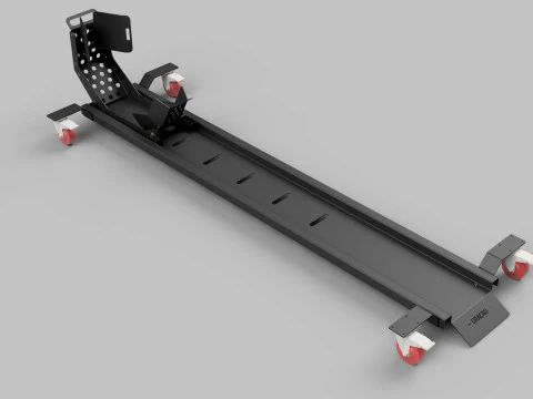 Motorcycle Dolly Plans - Motorbike Mover - Full BOM 2D 3D 3D Model