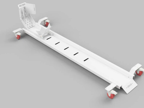 Motorcycle Dolly Plans - Motorbike Mover - Full BOM 2D 3D 3D Model