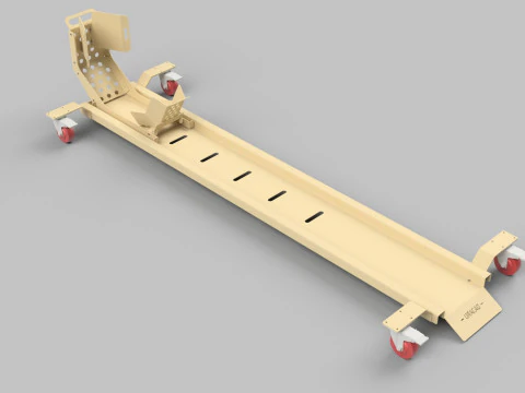 Motorcycle Dolly Plans - Motorbike Mover - Full BOM 2D 3D 3D Model