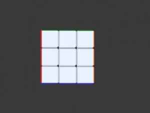 cube rubiks 3D Model