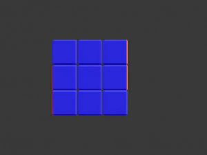 cube rubiks 3D Model