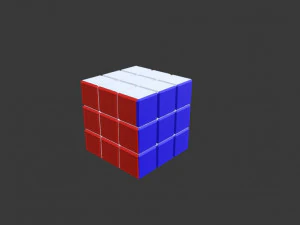 cube rubiks 3D Model