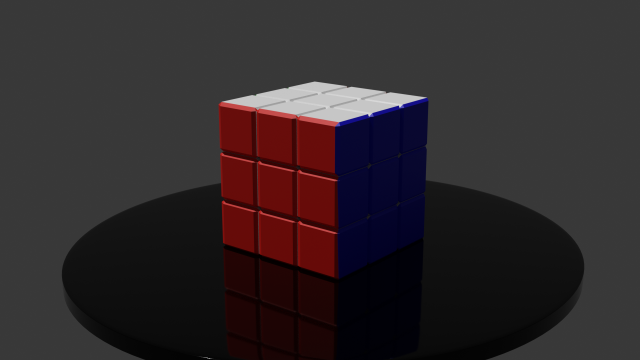 cube rubiks 3D 모델 .c4d .max .obj .3ds .fbx .stl .blend 