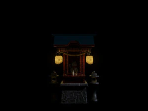 templo - manekineko 3D Model