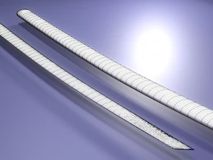 high-poly katana 3D Model