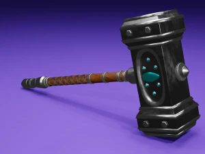 y&uuml;ksek poli &ccedil;eki&ccedil; 3D Model