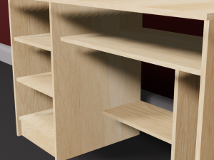Computer table 3D Model