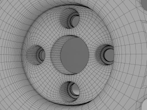 disco dell'auto Modello 3D