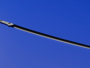 high-poly katana 3D Model