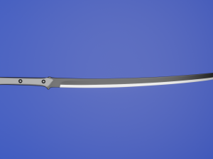 high-poly katana 3D Модель