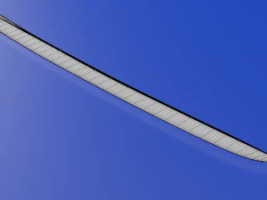 high-poly katana 3D Model