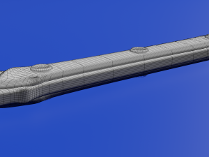 high-poly katana 3D Модель