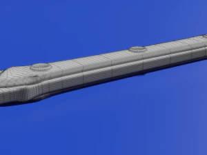 high-poly katana 3D Model