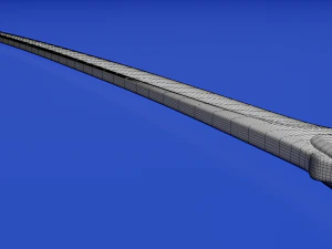 high-poly katana 3D Model