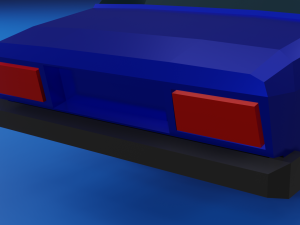 Low-poly car vaz2107 3Dモデル