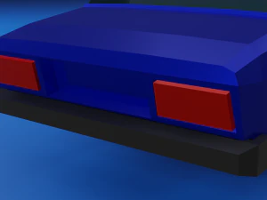Low-poly car vaz2107 3D Model
