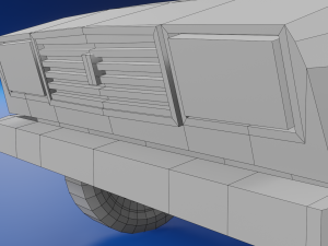 Low-poly car vaz2107 3Dモデル