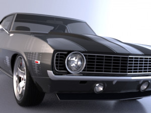 chevrolet camaro 1969 Modelo 3D