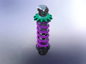 amortis&ouml;r &ccedil;izimi ve 3D Model