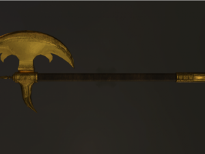 medieval axe for rpg mmo mmo rpg games Modelo 3D
