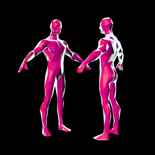 lowpolyman01 3D Модель .c4d .max .obj .3ds .fbx .stl .blend 