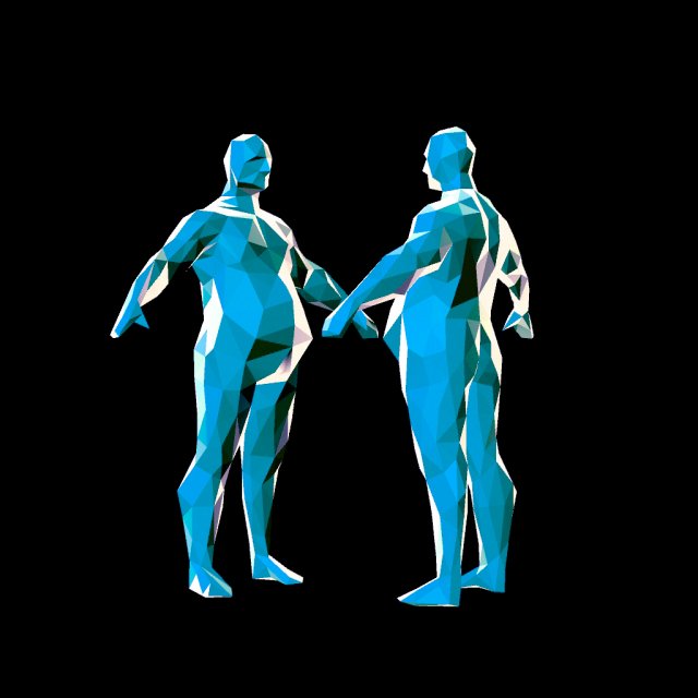 lowpolyfatman01 3D 模型 .c4d .max .obj .3ds .fbx .stl .blend 