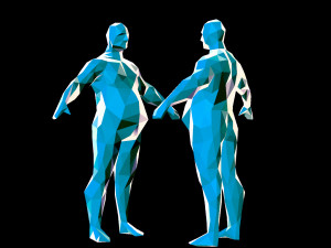 lowpolyfatman01 3D Model