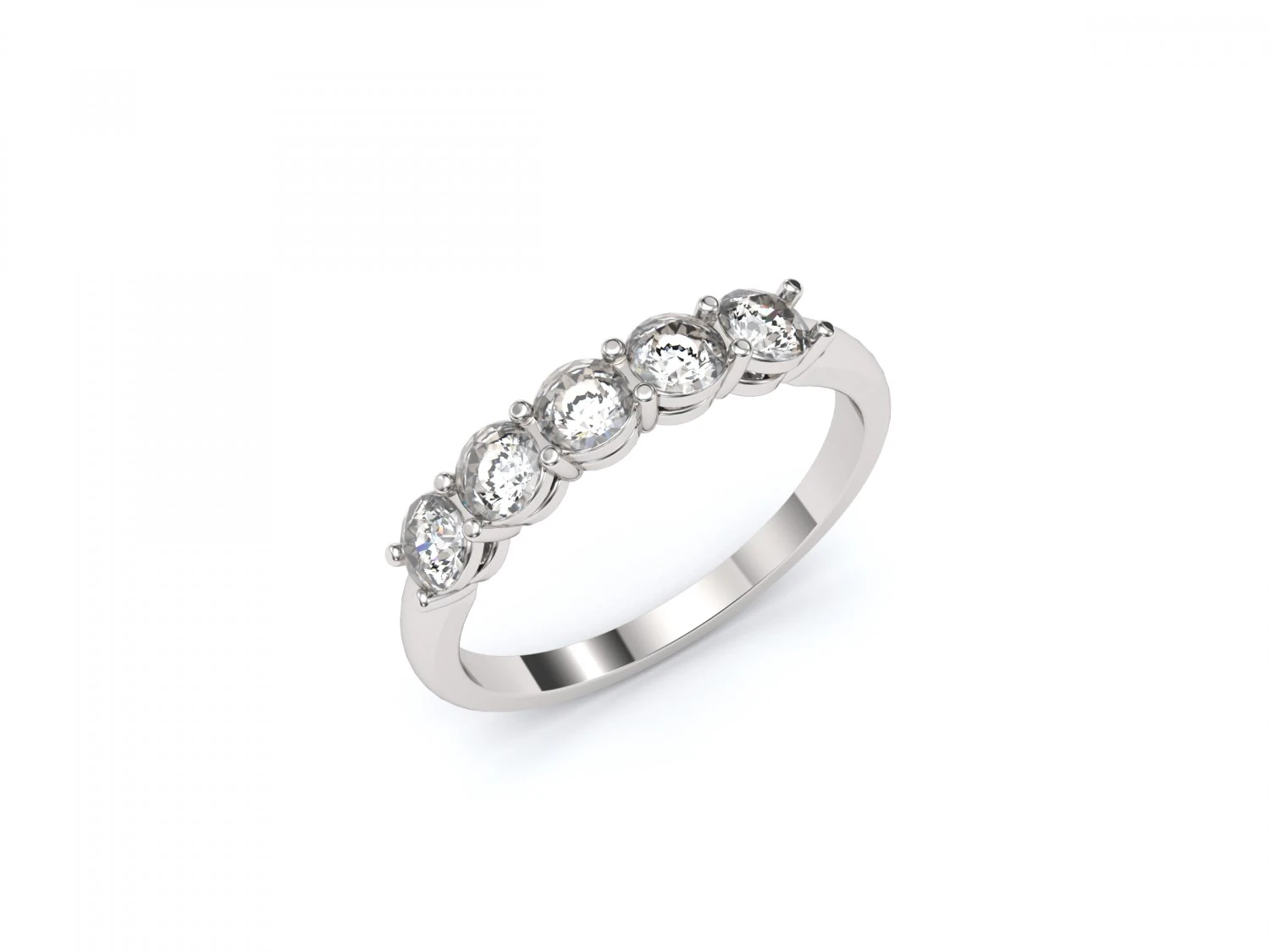 Engagement ring 3D Print Model .c4d .max .obj .3ds .fbx .stl .blend 