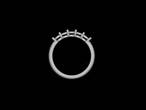 Engagement ring 3D Print Model