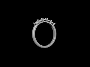 Engagement ring 3D Print Model