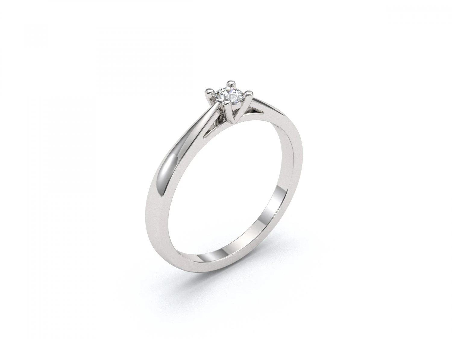 Engagement ring 3D Print Model .c4d .max .obj .3ds .fbx .stl .blend 
