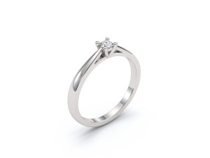 Engagement ring 3D Print Model