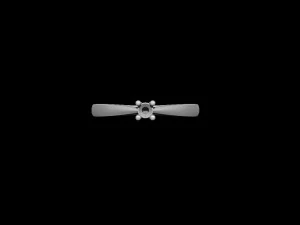 Engagement ring 3D Print Model
