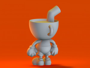 cuphead 3D Print Model