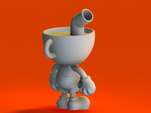 cuphead 3D Print Model