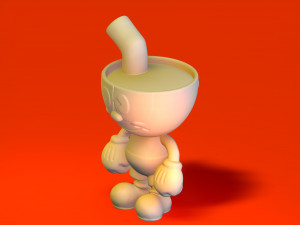 cuphead 3D Print Model