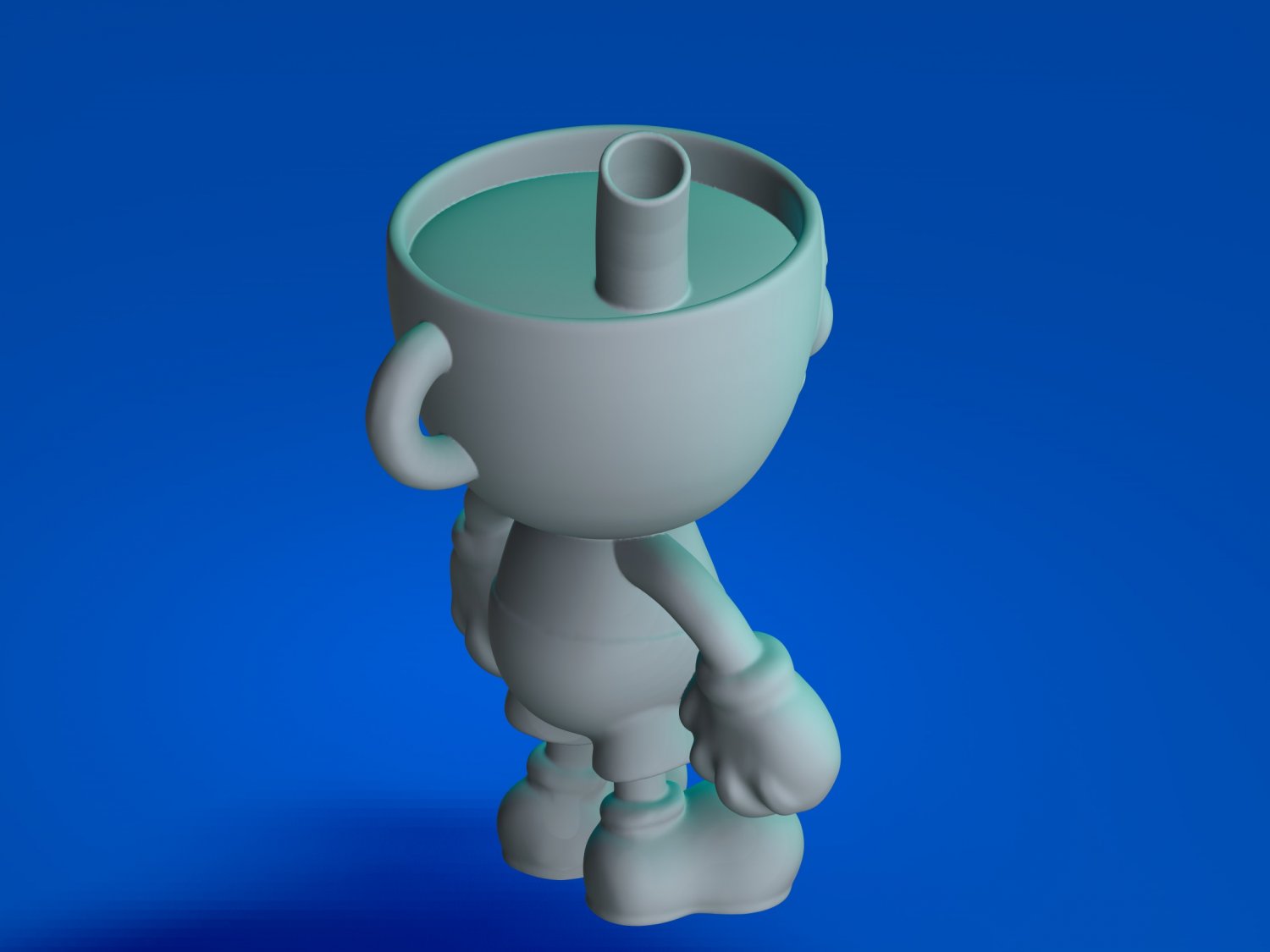 Cuphead Mugman and Dice King 3D Print Model in Figurines 3DExport