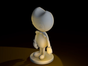 bendy 3D-printmodel