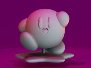 kirby 3D Baskı Modeli
